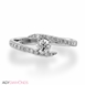 Picture of 0.54 Total Carat Designer Engagement Round Diamond Ring