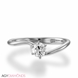 Picture of 0.25 Total Carat Solitaire Engagement Round Diamond Ring