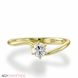 Picture of 0.25 Total Carat Solitaire Engagement Round Diamond Ring