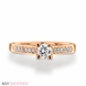 Picture of 0.42 Total Carat Classic Engagement Round Diamond Ring