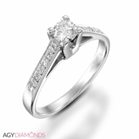 Picture of 0.35 Total Carat Classic Engagement Round Diamond Ring