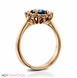 Picture of 1.27 Total Carat Halo Engagement Round Diamond Ring
