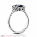 Picture of 1.27 Total Carat Halo Engagement Round Diamond Ring