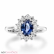 Picture of 1.27 Total Carat Halo Engagement Round Diamond Ring