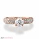 Picture of 0.95 Total Carat Classic Engagement Round Diamond Ring