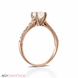 Picture of 0.71 Total Carat Classic Engagement Princess Diamond Ring