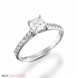 Picture of 0.71 Total Carat Classic Engagement Princess Diamond Ring