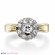 Picture of 0.49 Total Carat Designer Engagement Round Diamond Ring