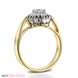 Picture of 0.54 Total Carat Designer Engagement Round Diamond Ring