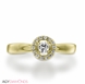 Picture of 0.17 Total Carat Halo Engagement Round Diamond Ring