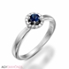 Picture of 0.20 Total Carat Halo Engagement Round Diamond Ring