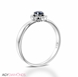 Picture of 0.20 Total Carat Halo Engagement Round Diamond Ring