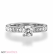 Picture of 0.78 Total Carat Classic Engagement Round Diamond Ring
