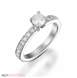Picture of 1.28 Total Carat Classic Engagement Round Diamond Ring
