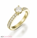 Picture of 0.68 Total Carat Classic Engagement Round Diamond Ring