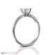Picture of 0.62 Total Carat Classic Engagement Princess Diamond Ring