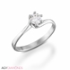 Picture of 0.70 Total Carat Solitaire Engagement Round Diamond Ring