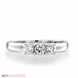 Picture of 0.30 Total Carat Three Stone Engagement Round Diamond Ring