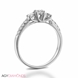Picture of 0.40 Total Carat Three Stone Engagement Round Diamond Ring