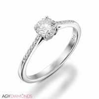 Picture of 0.56 Total Carat Classic Engagement Round Diamond Ring