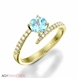 Picture of 1.10 Total Carat Designer Engagement Round Diamond Ring