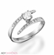 Picture of 0.45 Total Carat Designer Engagement Round Diamond Ring