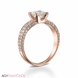 Picture of 1.60 Total Carat Designer Engagement Princess Diamond Ring