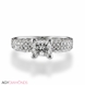 Picture of 1.30 Total Carat Designer Engagement Princess Diamond Ring