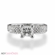 Picture of 1.40 Total Carat Designer Engagement Princess Diamond Ring