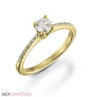 Picture of 0.33 Total Carat Classic Engagement Round Diamond Ring