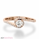 Picture of 0.38 Total Carat Classic Engagement Round Diamond Ring
