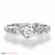 Picture of 0.42 Total Carat Designer Engagement Round Diamond Ring