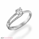 Picture of 0.42 Total Carat Designer Engagement Round Diamond Ring