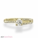 Picture of 0.42 Total Carat Designer Engagement Round Diamond Ring