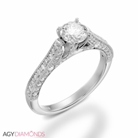 Picture of 1.00 Total Carat Masterworks Engagement Round Diamond Ring