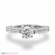 Picture of 1.20 Total Carat Masterworks Engagement Round Diamond Ring