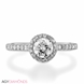 Picture of 2.23 Total Carat Halo Engagement Round Diamond Ring