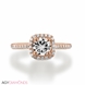 Picture of 0.94 Total Carat Halo Engagement Round Diamond Ring