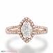 Picture of 0.80 Total Carat Halo Engagement Marquise Diamond Ring