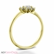 Picture of 0.33 Total Carat Floral Engagement Round Diamond Ring