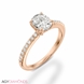 Picture of 0.41 Total Carat Classic Engagement Oval Diamond Ring