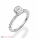 Picture of 0.56 Total Carat Classic Engagement Oval Diamond Ring