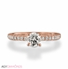 Picture of 0.46 Total Carat Classic Engagement Round Diamond Ring