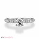 Picture of 0.46 Total Carat Classic Engagement Round Diamond Ring