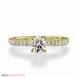 Picture of 1.41 Total Carat Classic Engagement Round Diamond Ring