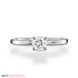 Picture of 0.25 Total Carat Solitaire Engagement Round Diamond Ring