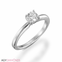 Picture of 0.30 Total Carat Solitaire Engagement Round Diamond Ring