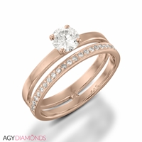 Picture of 0.35 Total Carat Designer Engagement Round Diamond Ring