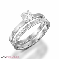 Picture of 0.35 Total Carat Designer Engagement Round Diamond Ring