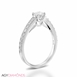 Picture of 0.53 Total Carat Classic Engagement Round Diamond Ring